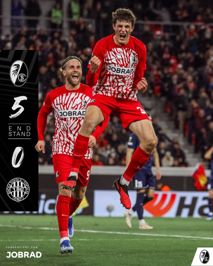 弗赖堡主场告捷，主场实力集锦体现